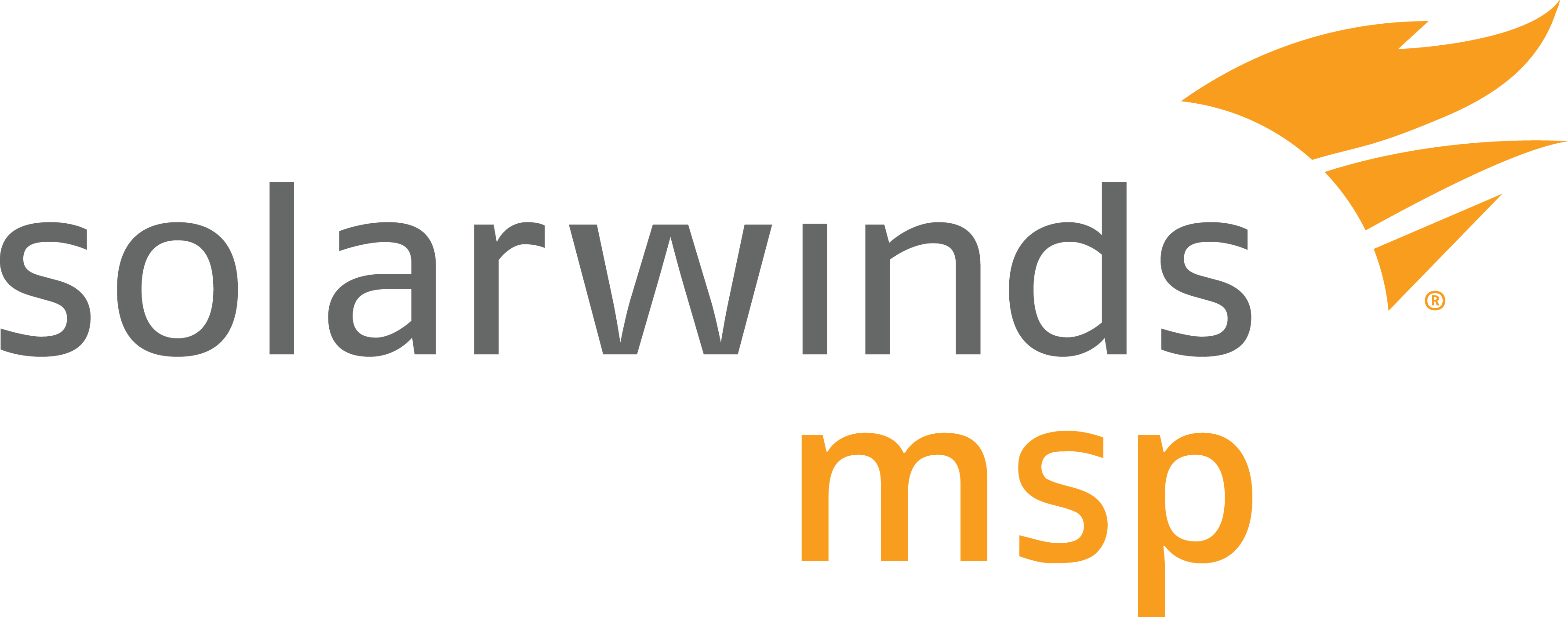 SolarWinds MSP Logo Full Colour