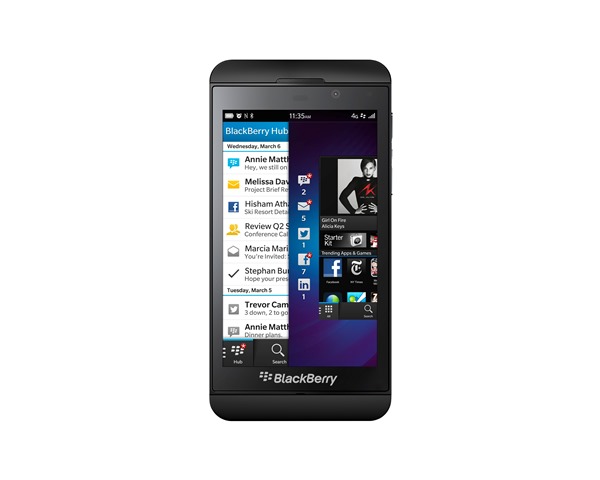 Z10 black ENG Gen FrontNoShadow